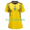 Svezia Maglia Prima Mondiali calcio femminile 2019 Manica Corta